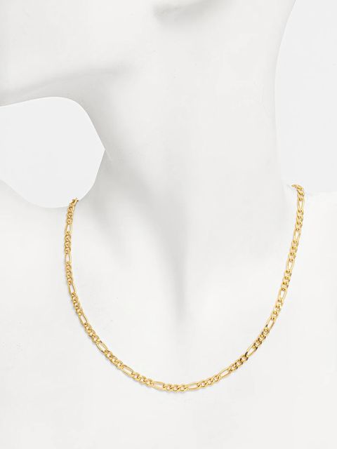 Tom Wood naszyjnik pozłacany Bo Chain Medium Gold