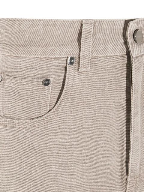 FENDI denim shorts - Neutrals