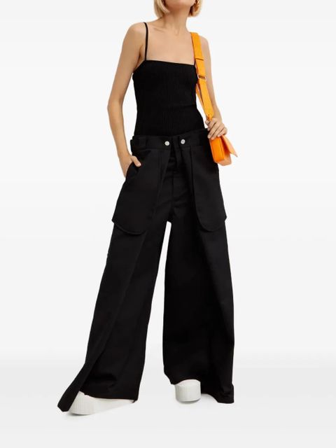 Jean Paul Gaultier x Shayne Oliver wide-leg trousers - Black