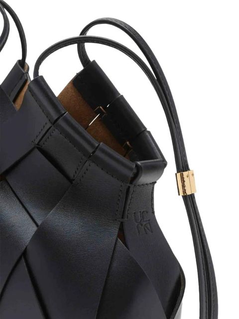 Ulla Johnson Charlotte woven leather cross body bags - Black