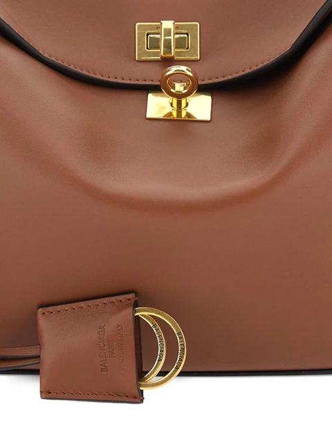 Balenciaga small Rodeo lock-detail tote bag - Brown