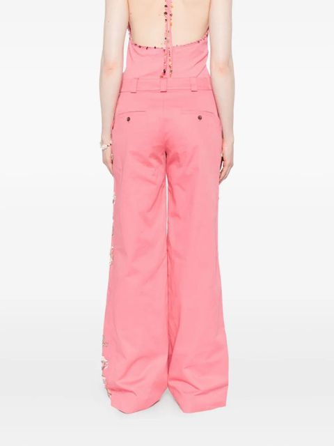 Christopher Esber straight-leg trousers - Pink