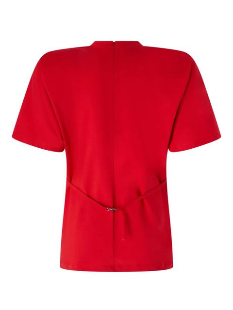 PINKO belted blouse - Red - zdjęcie produktu nr 2