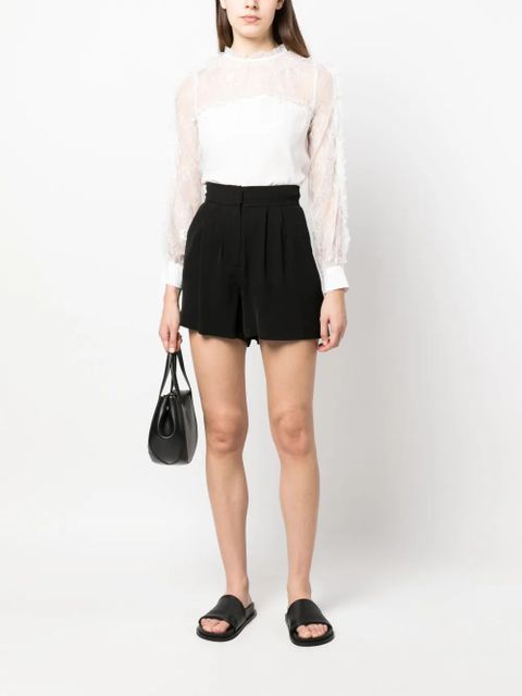 PINKO chantilly-lace long-sleeved blouse - White - zdjęcie produktu nr 2