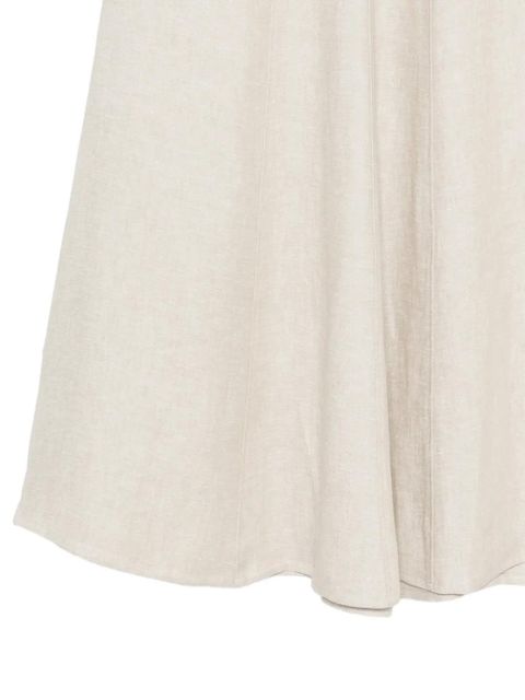 Alysi button panel skirt - Neutrals