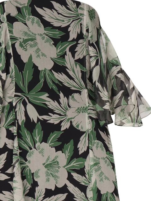 LOEWE floral-print maxi dress - Green - zdjęcie produktu nr 2