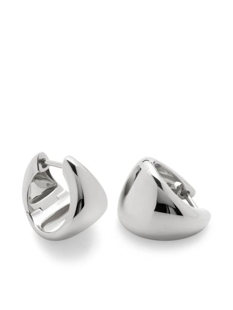 Monica Vinader small Tapered Hoop earrings - Silver - zdjęcie produktu nr 1