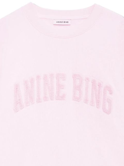 ANINE BING embroidered sweatshirt - Pink