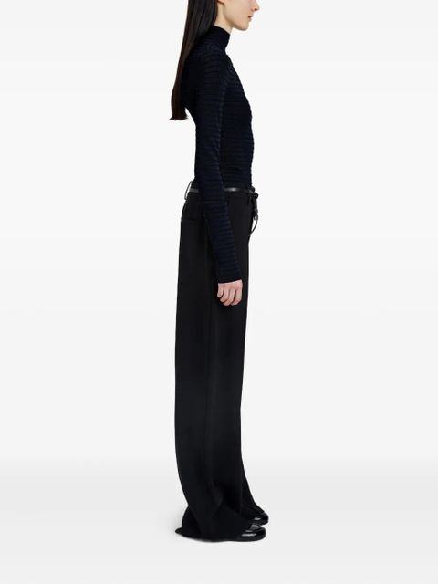 Proenza Schouler Didi striped velvet top - Blue - zdjęcie produktu nr 2