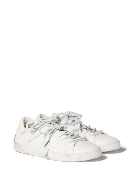 Miu Miu Deco leather sneakers - White