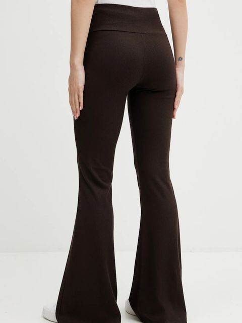 adidas Originals legginsy Essentials damskie kolor brązowy gładkie KD3849