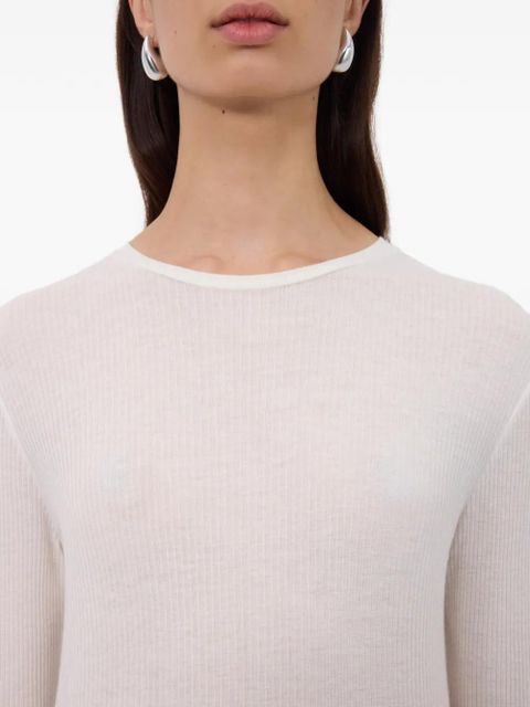 LouLou de Saison Ortigia round-neck top - Neutrals