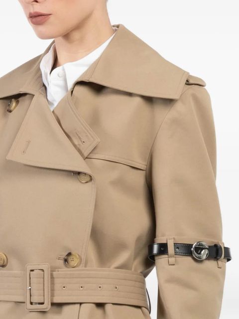 Coperni asymmetric double-breasted trench coat - Neutrals - zdjęcie produktu nr 2
