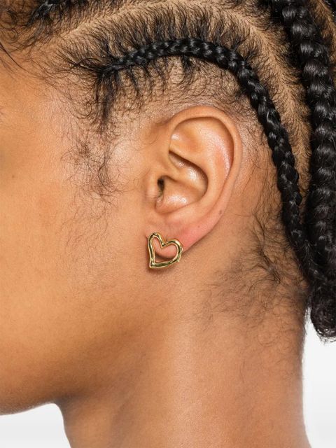 Maje heart-shaped earrings - Gold