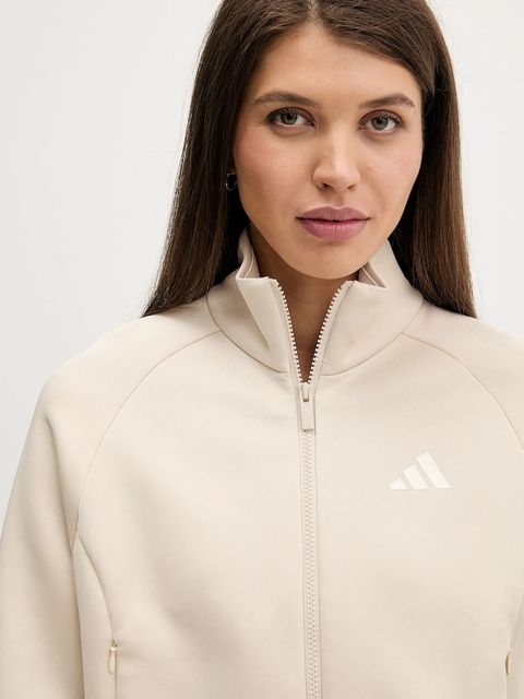adidas bluza Stadium damska kolor beżowy z nadrukiem KB4946