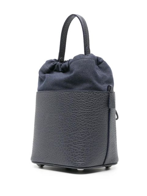 Maison Margiela 5AC logo-patch bucket bag - Blue
