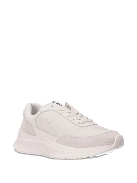 Lauren Ralph Lauren leather suede sneakers - White - zdjęcie produktu nr 2