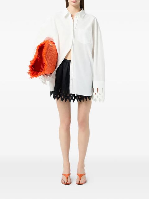 Blumarine dropped-shoulder shirt - White - zdjęcie produktu nr 2