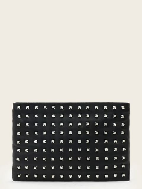 AllSaints kopertówka skórzana kolor czarny W614XD - zdjęcie produktu nr 1