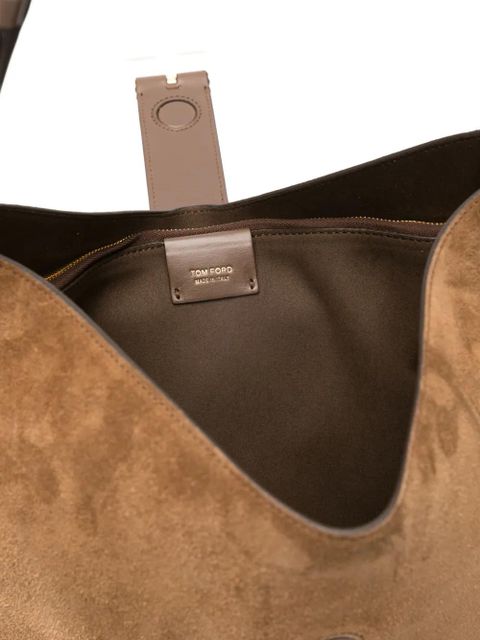 TOM FORD large T-signature shoulder bag - Brown