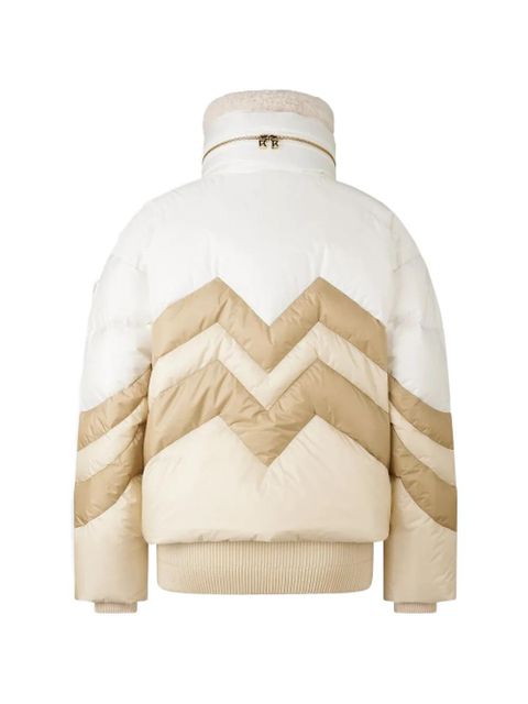 BOGNER detachable collar chevron puffer jacket - Neutrals - zdjęcie produktu nr 2