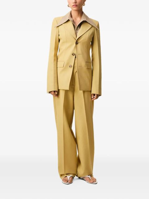 AMI Paris wrapped belted trousers - Yellow - zdjęcie produktu nr 2
