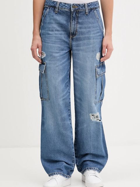 Guess Jeans jeansy damskie kolor niebieski W5YA1R D5R25 - zdjęcie produktu nr 1