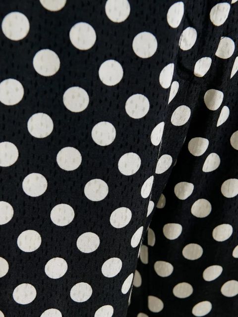 Essentiel Antwerp polka-dot flared trousers - Black