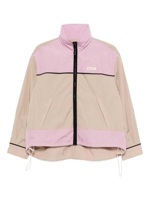 Marni colourblock zip jacket - Neutrals - zdjęcie produktu nr 1
