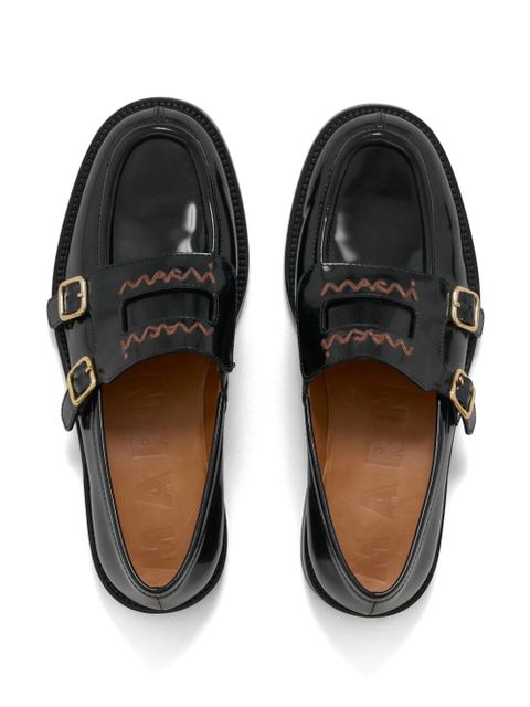 Marni leather loafers - Black