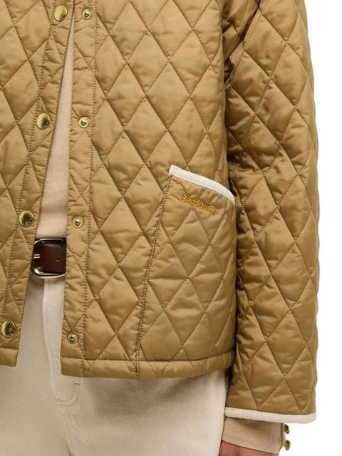 Barbour Liddesdale quilted collar jacket - Brown