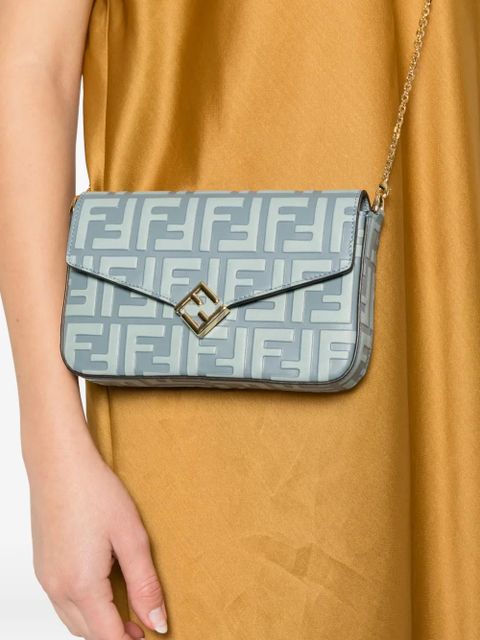FENDI FF Diamonds clutch - Blue - zdjęcie produktu nr 2