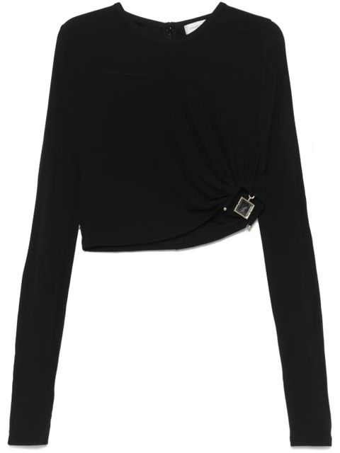 Christopher Esber bezel-quartz long-sleeve top - Black - zdjęcie produktu nr 1
