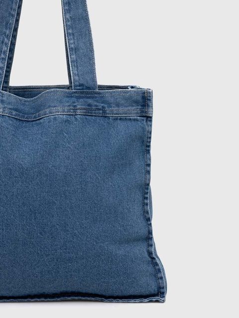 La Mania torebka jeansowa kolor niebieski