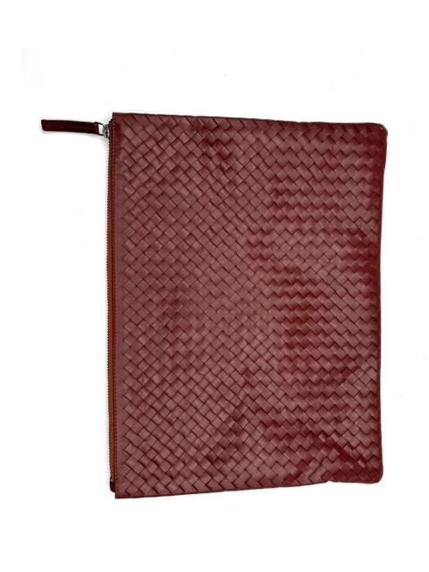 DRAGON DIFFUSION woven-zip clutch bag - Red - zdjęcie produktu nr 2