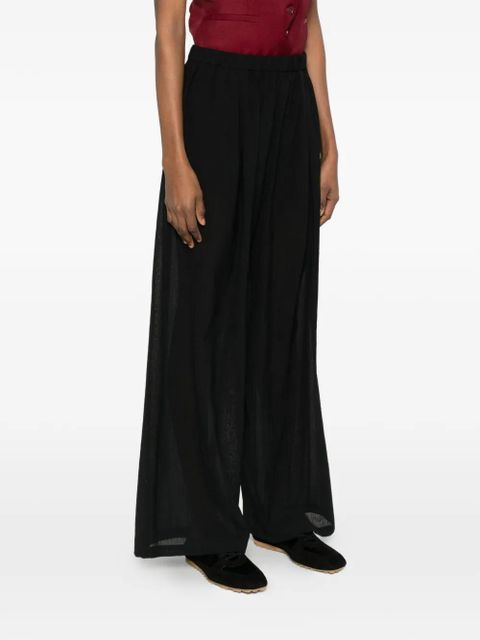 Eleh wide-leg trousers - Black