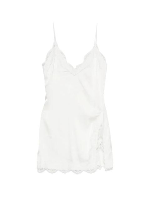 Oséree lace-trim slip mini dress - White - zdjęcie produktu nr 1