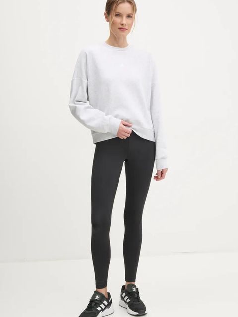 adidas bluza Essentials damska kolor szary melanżowa JI6060 - zdjęcie produktu nr 2