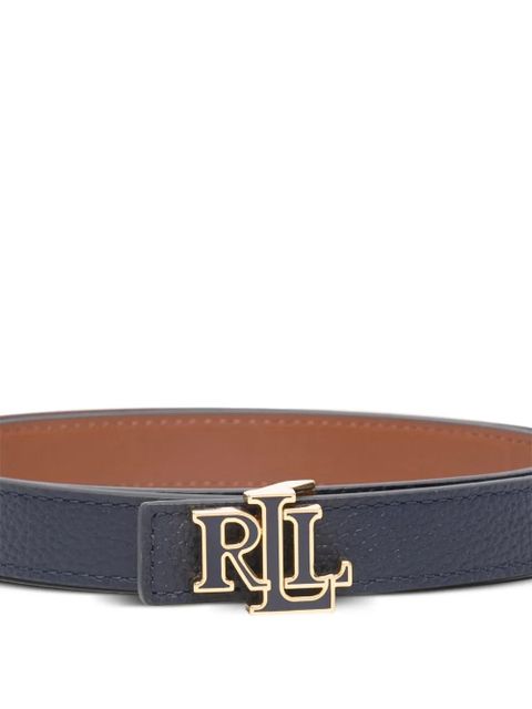 Lauren Ralph Lauren logo-buckle belt - Blue