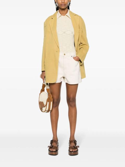 Max Mara Dizzy canvas jacket - Yellow