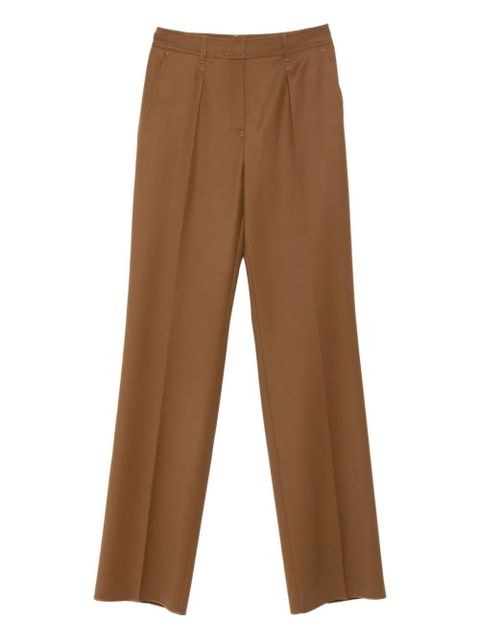 Max Mara pleat-detail trousers - Brown - zdjęcie produktu nr 1