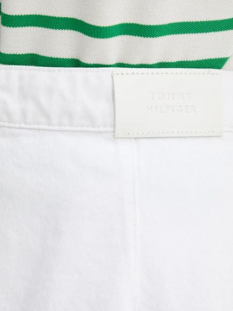 Tommy Hilfiger spódnica bawełniana kolor biały mini ołówkowa WW0WW44391 - zdjęcie produktu nr 2