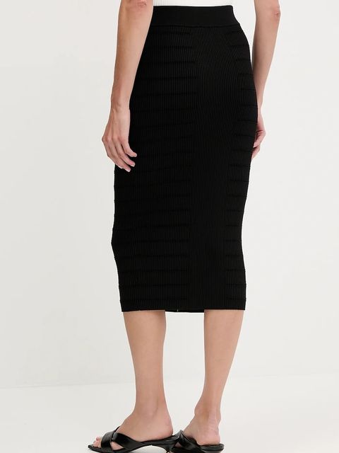 Guess spódnica EVANGELINE kolor czarny midi ołówkowa W5YD66 Z0130 - zdjęcie produktu nr 2