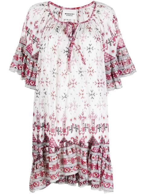 MARANT ÉTOILE Loane mini dress - White - zdjęcie produktu nr 1