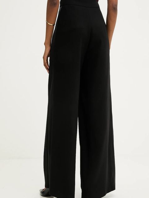 Answear.LAB spodnie damskie kolor czarny szerokie high waist