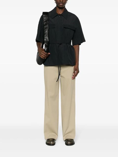 Nanushka Josine twill cotton trousers - Neutrals - zdjęcie produktu nr 2