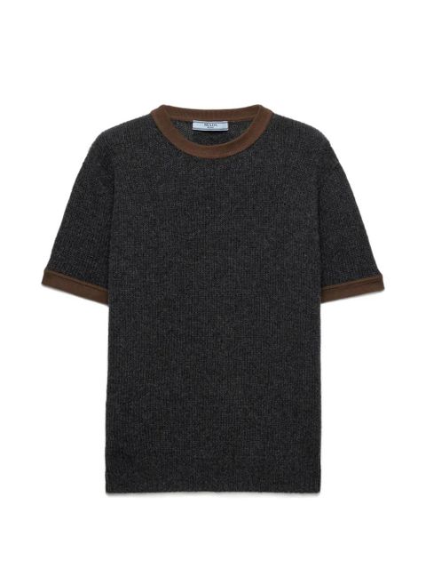 Prada cashmere crew-neck sweater - Grey - zdjęcie produktu nr 1
