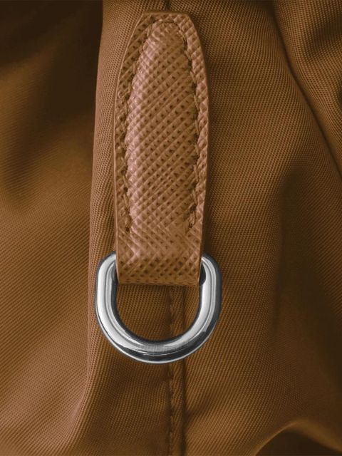 Prada medium Re-Nylon backpack with pouch - Brown