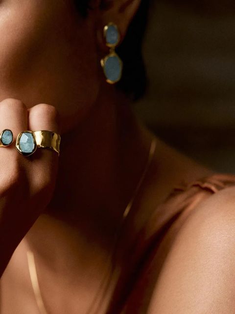 Monica Vinader Odyssey earrings - Gold - zdjęcie produktu nr 2