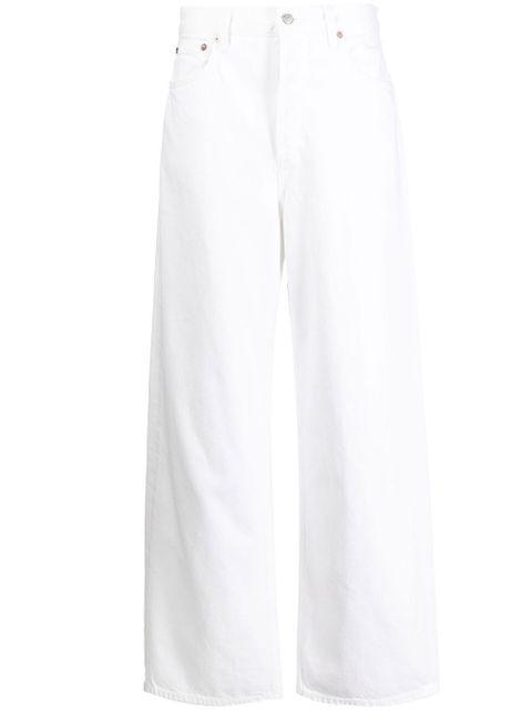 AGOLDE organic-cotton wide-leg trousers - White - zdjęcie produktu nr 1
